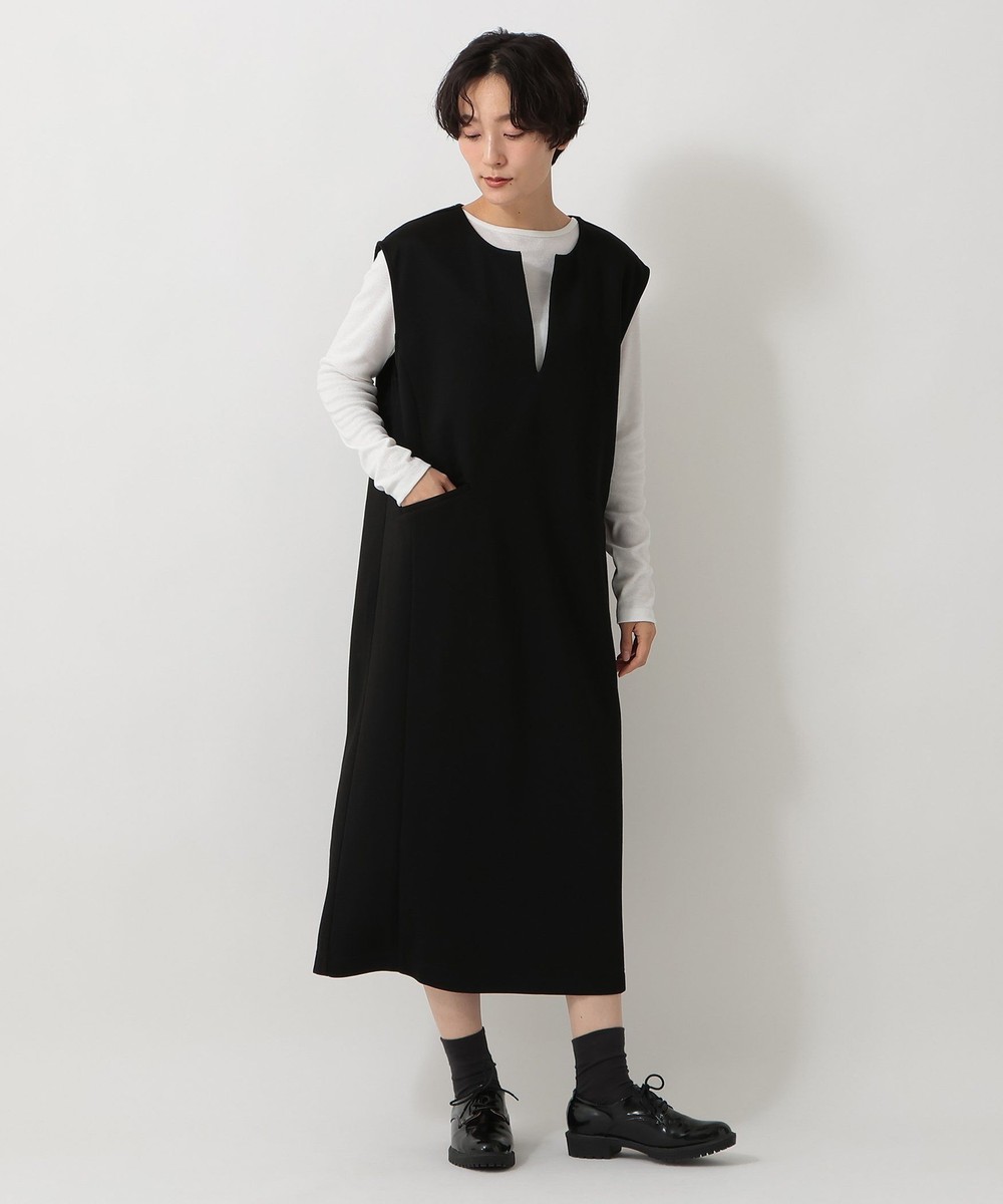 ワンピース リブカットソー&ワンピースセット