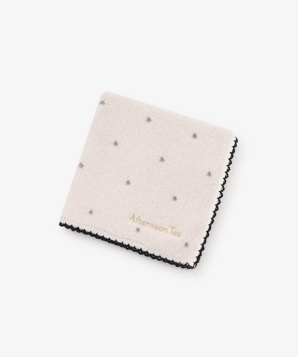 ミニタオル・ハンドタオル・ハンカチ ドットモノトーンミニタオル