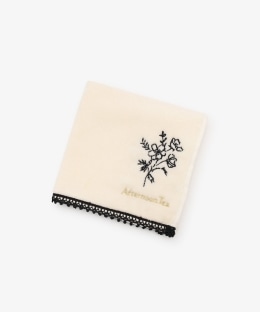 刺繍モノトーンミニタオル