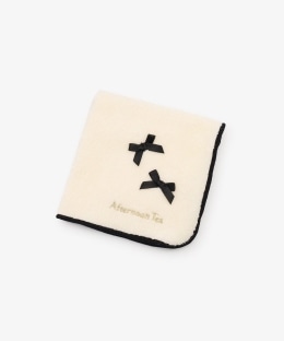 リボンモノトーンミニタオル