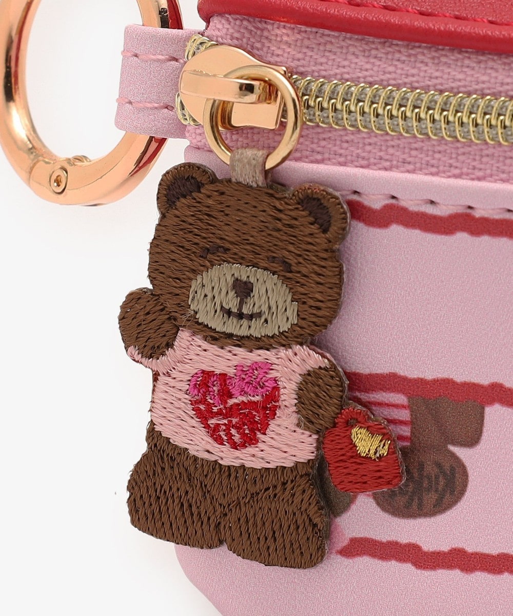 カラビナ付きマルチケース/KITKAT ハートフルベアー | アフタヌーン