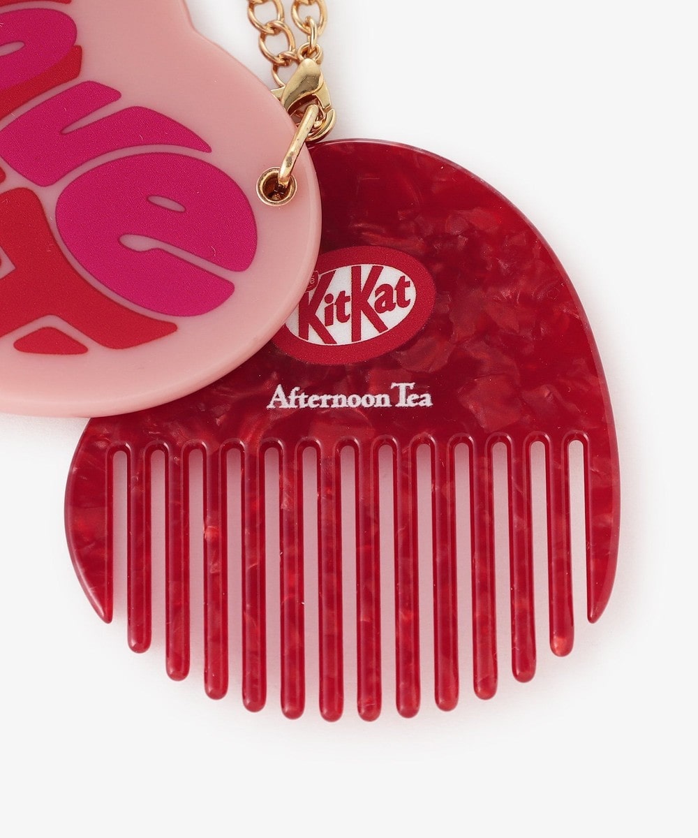 ハートミラーコームチャーム/KITKAT ハートフルベアー | アフタヌーン