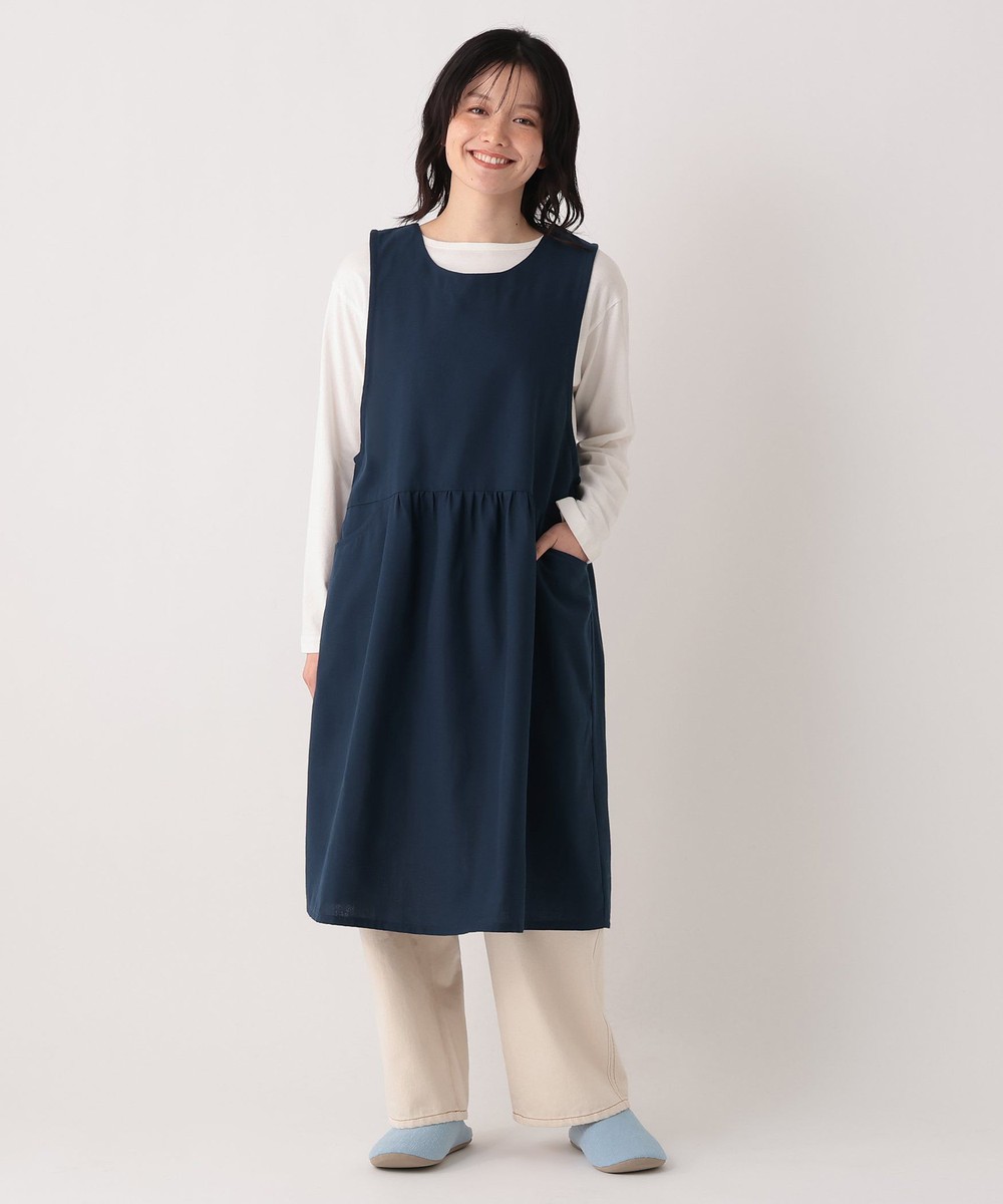 ヘリンボーンバックVネックエプロン | アフタヌーンティー公式通販サイト