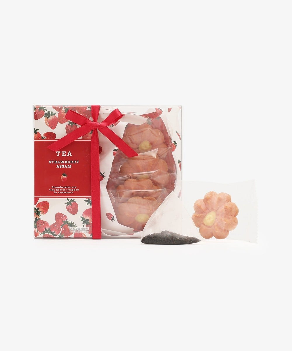 お菓子・食品 ティータイムセット/ストロベリーアッサムティー&クッキー