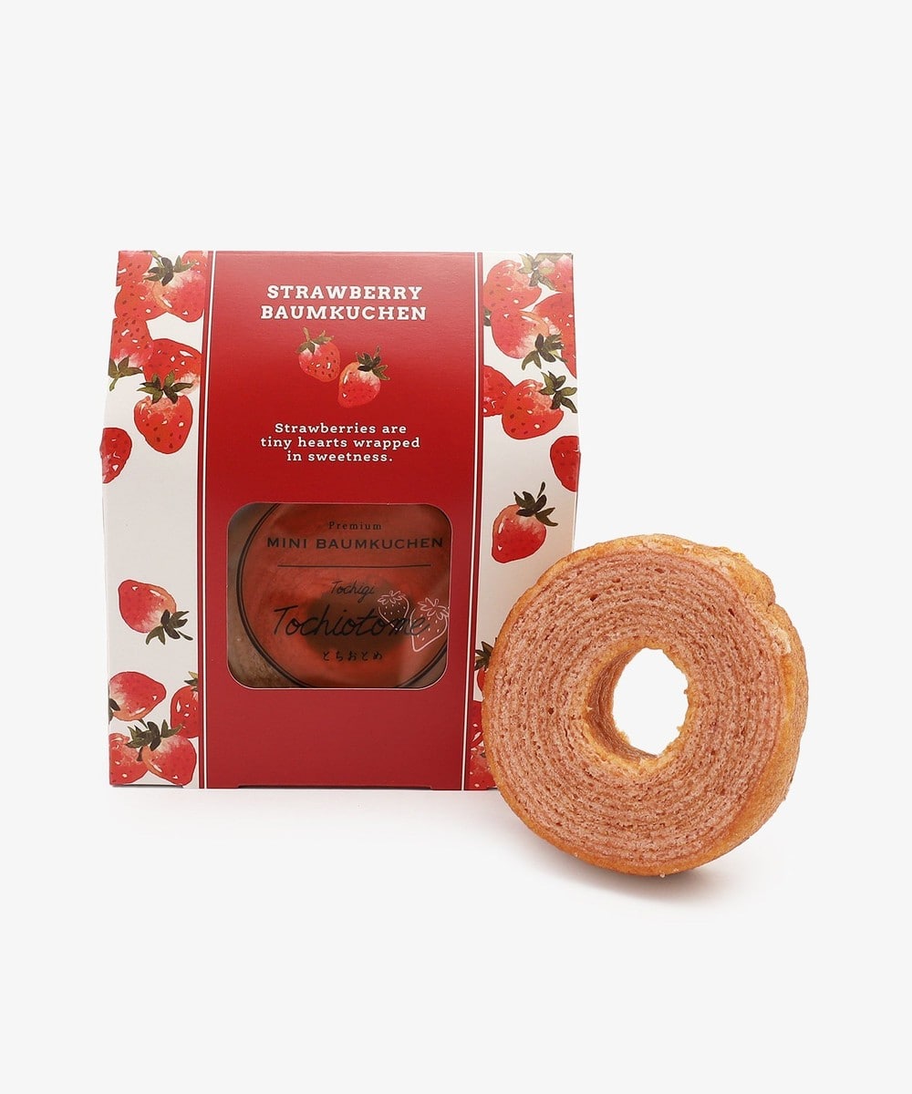 お菓子・食品 ストロベリーバウムクーヘン