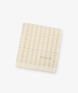 ツイードフェイスタオル