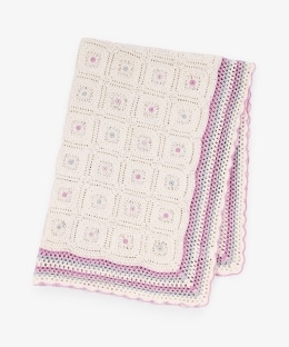 クロシェ編みマルチカバー