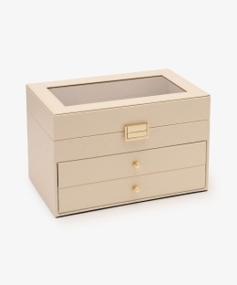 キルティングジュエリーボックスL