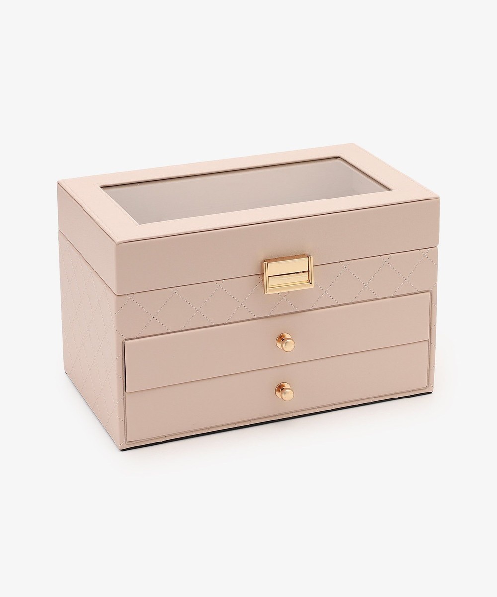 ジュエリーボックス キルティングジュエリーボックスL