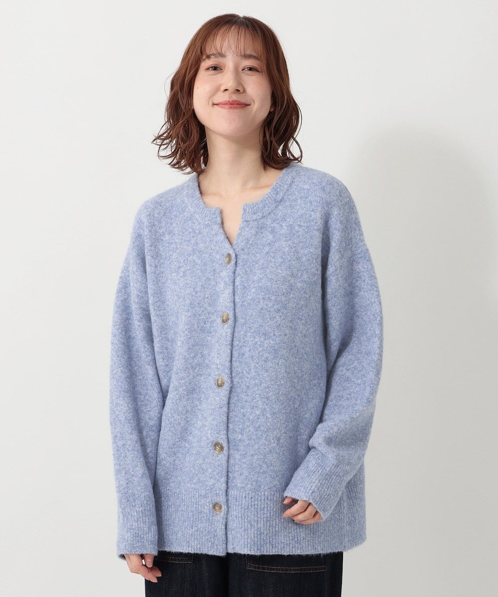 ニット チビVネックカーディガン