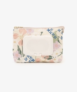 フラワーウエットティッシュポーチ