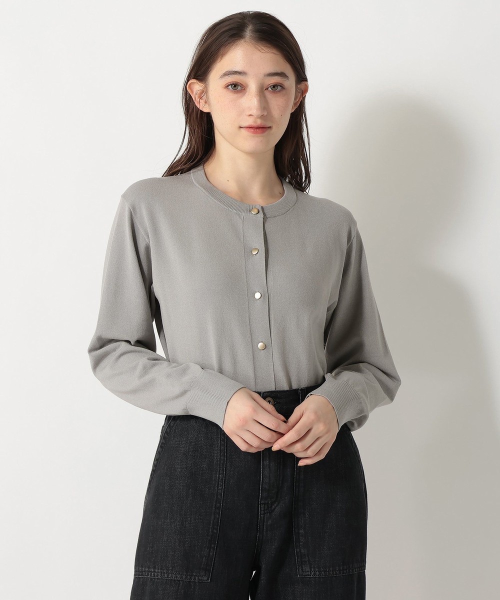 ニット トリプルケアベーシックカーディガン