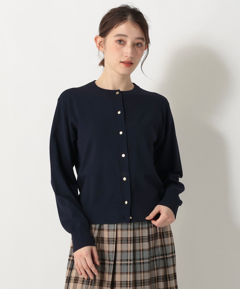 ニット トリプルケアベーシックカーディガン