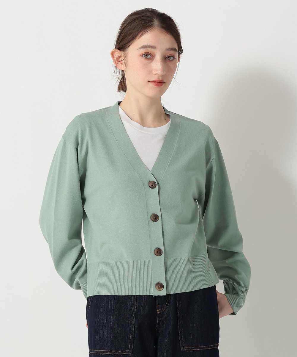 ニット トリプルケアVネックカーディガン