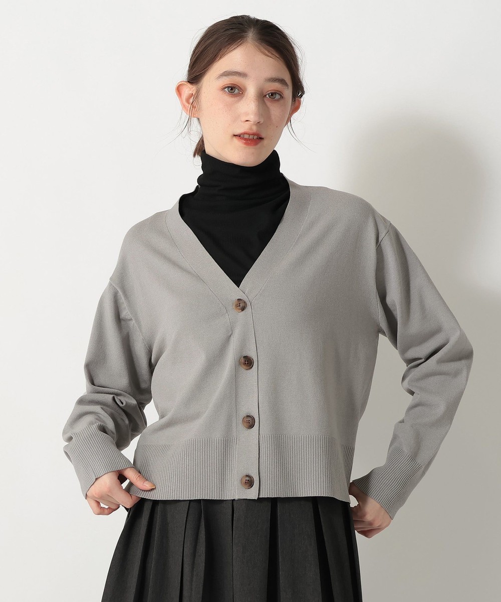 ニット トリプルケアVネックカーディガン