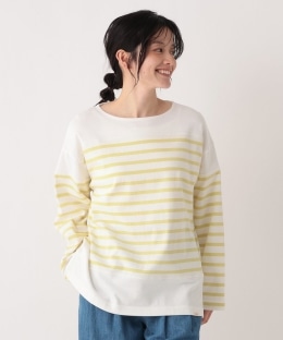 MON JOURNALパネルボーダープルオーバー