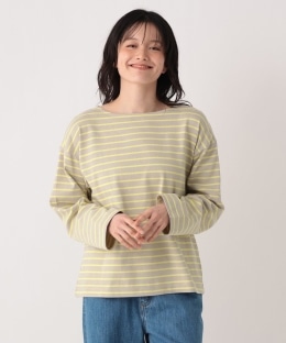 MON JOURNAL配色ボーダープルオーバー