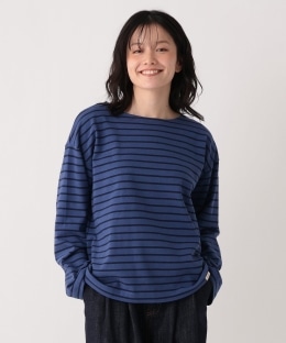 MON JOURNAL配色ボーダープルオーバー