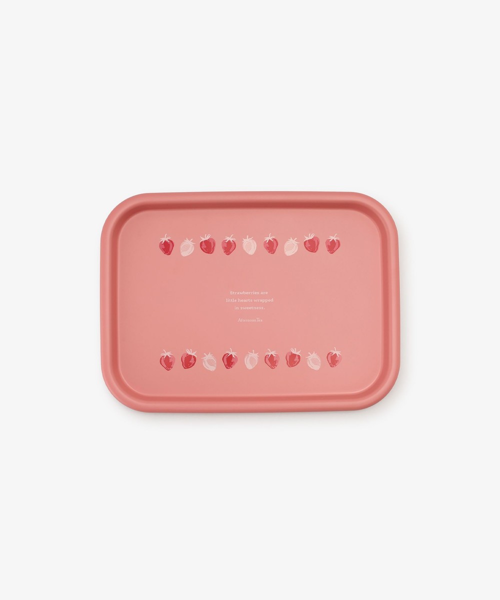 ランチョンマット・コースター・トレー 山中塗ストロベリーレンジトレー