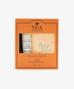 ティーメモリアルハンドセラム&ミニタオルセット/オレンジアールグレイ