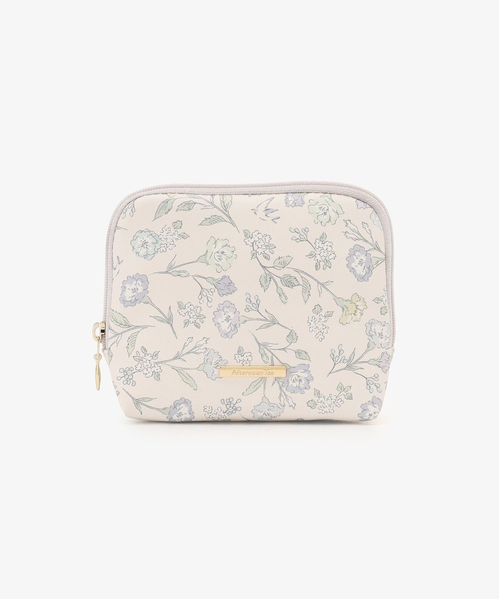 ポーチ・ティッシュポーチ・巾着 フラワーティッシュケースポーチ