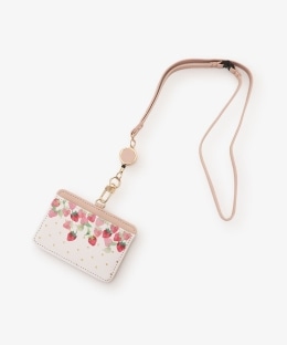 ストロベリーコードリール付きIDケース