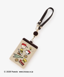 コードリール付きパスケース/PEANUTS