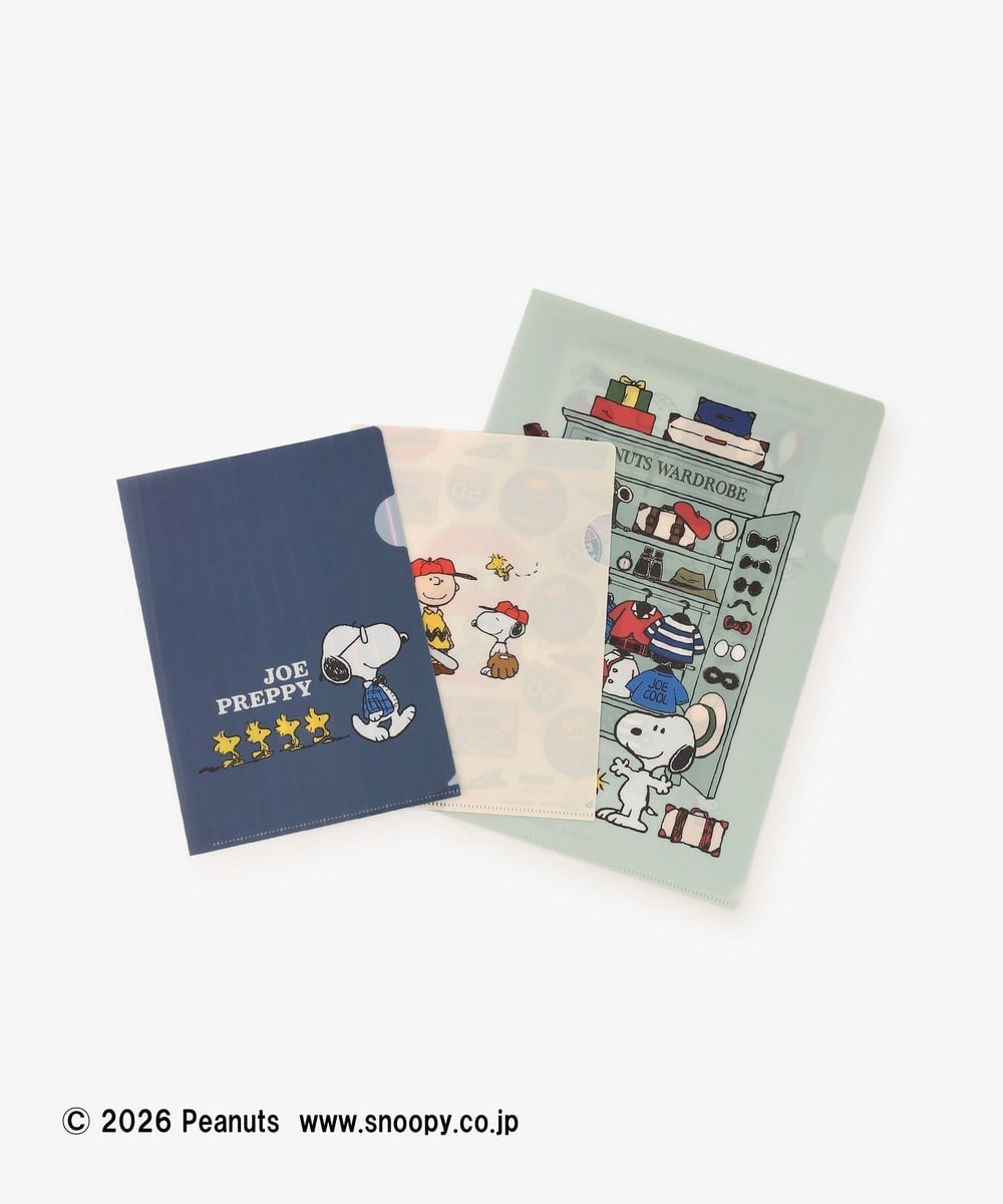 文房具・ステーショナリー小物 ファイル3枚セット/PEANUTS