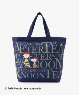 スリットポケット付きロゴバッグM/PEANUTS