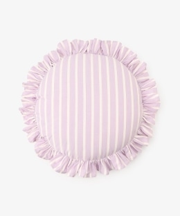 ストライプラウンドクッション