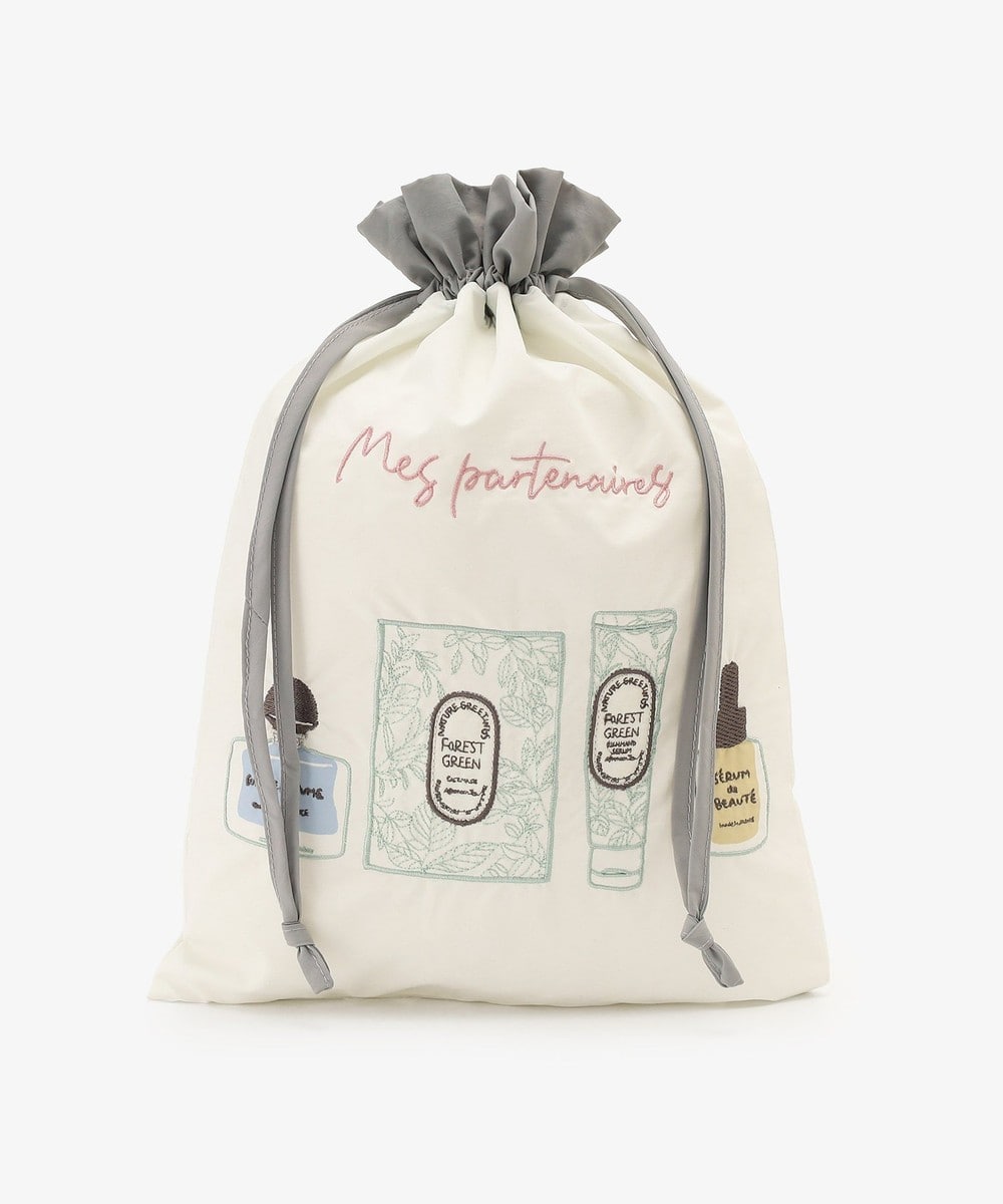 ポーチ・ティッシュポーチ・巾着 トラベル巾着ポーチL