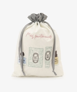 トラベル巾着ポーチL