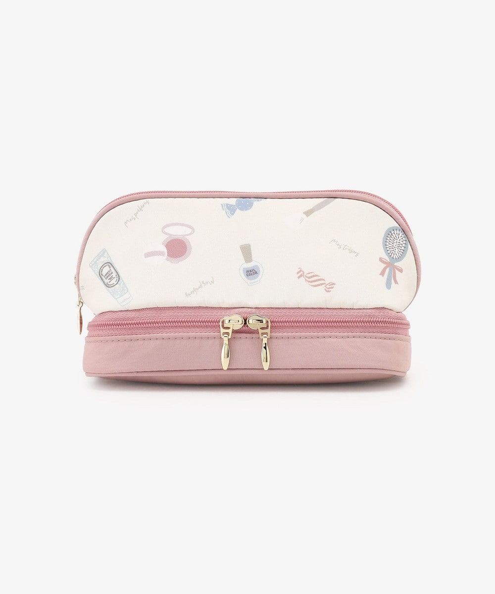 ポーチ・ティッシュポーチ・巾着 トラベルシェル型コスメアクセサリーポーチ