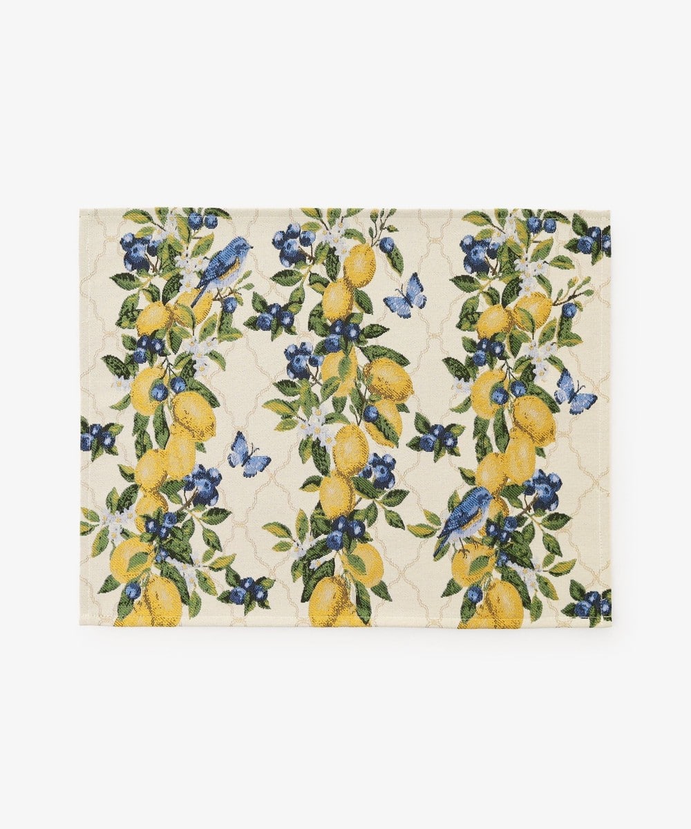 ランチョンマット・コースター・トレー ジャカードランチョンマット/レモン/ナタリー・レテ