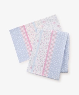 フラワーウォッシャブルキルトベッドセット