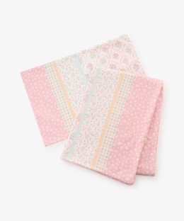 フラワーウォッシャブルキルトベッドセット