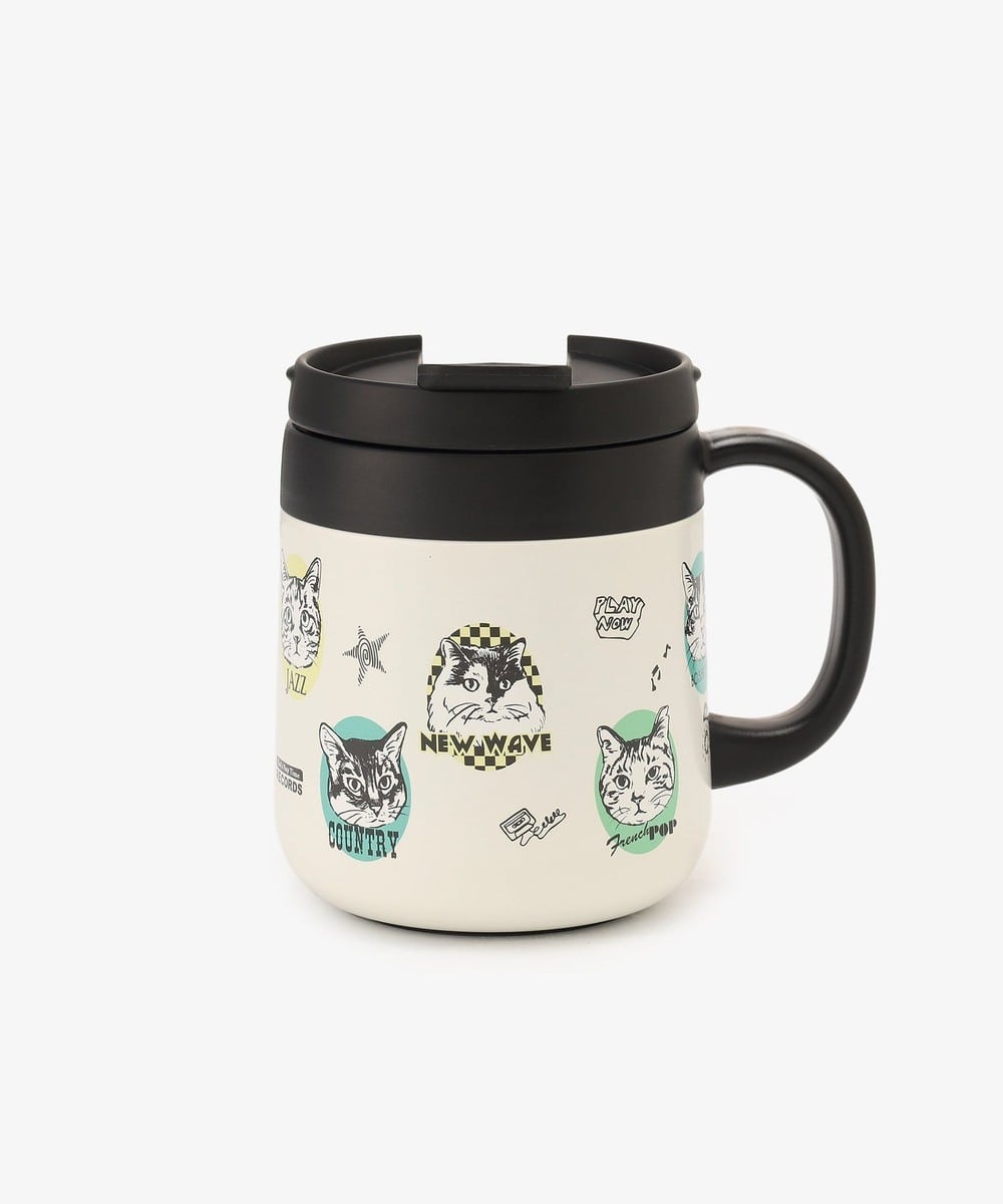 ステンレスボトル・ステンレスマグ・水筒 フタ付きステンレスマグカップ/Cat's NapTime