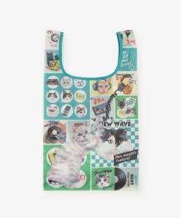 ポケッタブルショッピングバッグ/Cat's NapTime