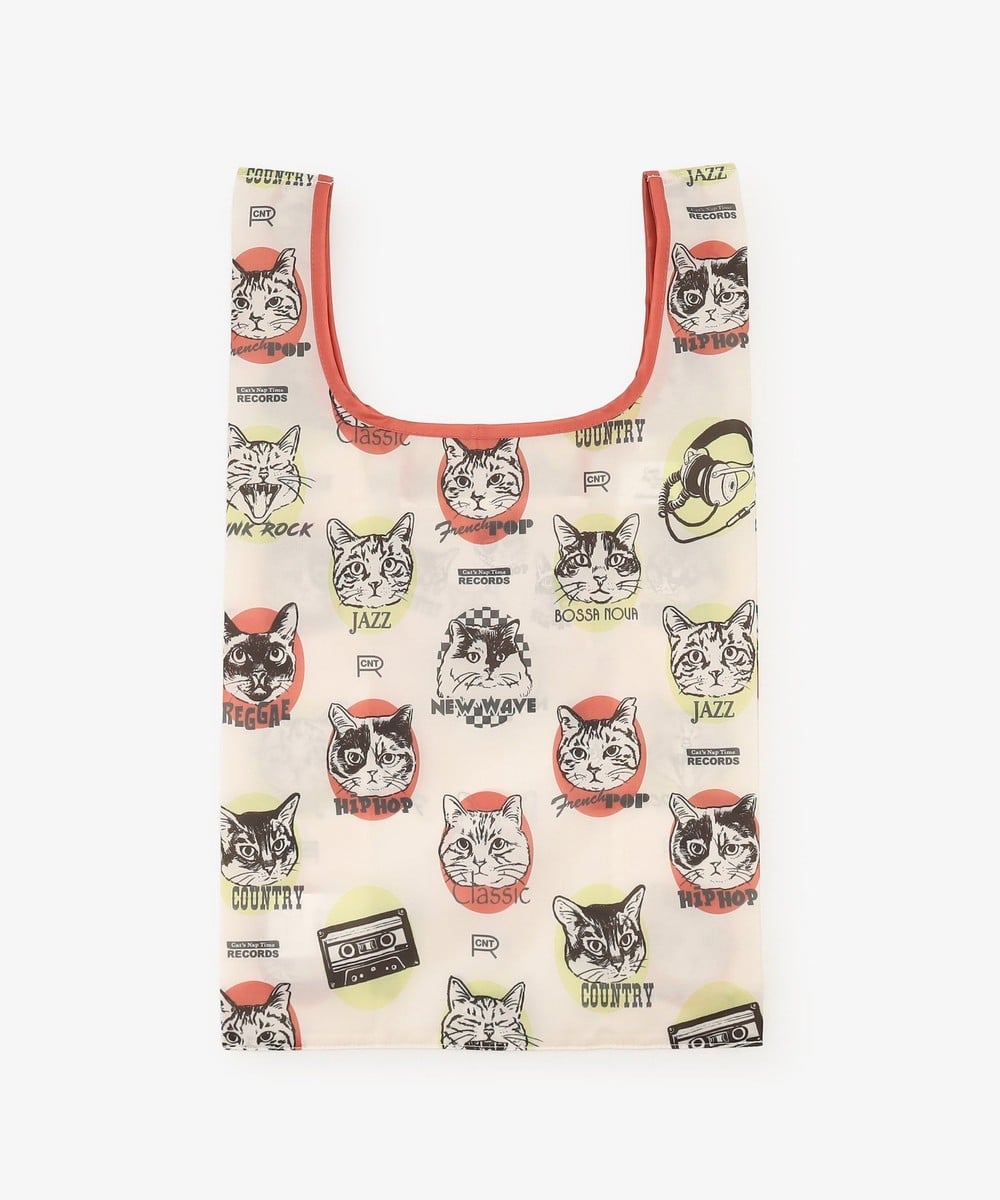 エコバッグ・保冷バッグ ポケッタブルショッピングバッグ/Cat's NapTime