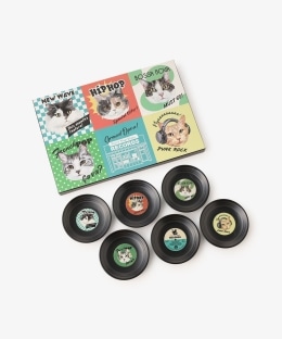 【オンラインストア限定】レコード型ミニプレート6枚セット/Cat's NapTime