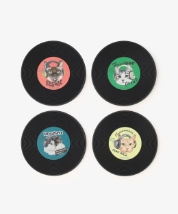 コースター4個セット/Cat's NapTime