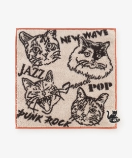 ジャカードミニタオル/Cat's NapTime