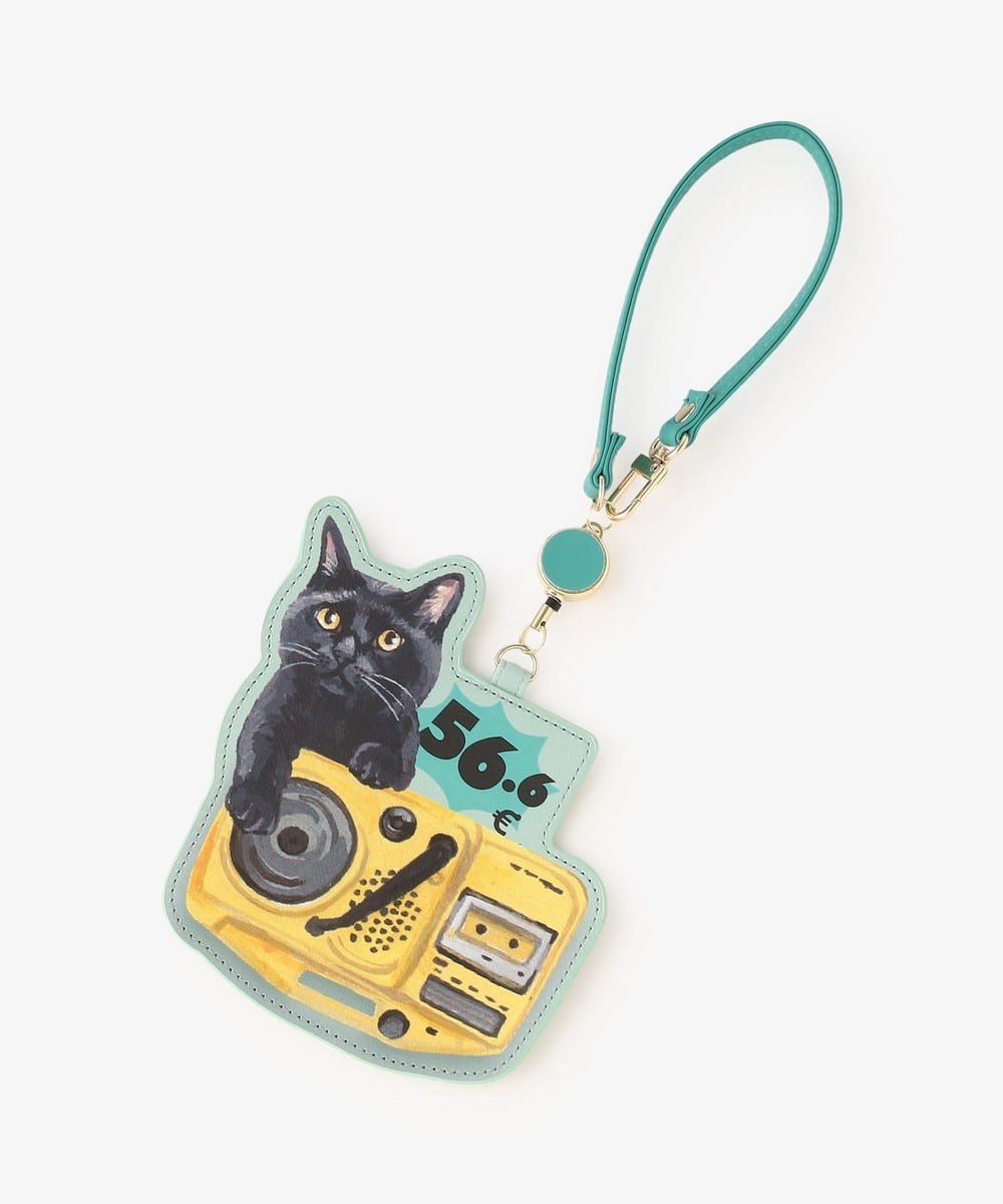 パスケース・IDケース コードリール付きパスケース/Cat's NapTime