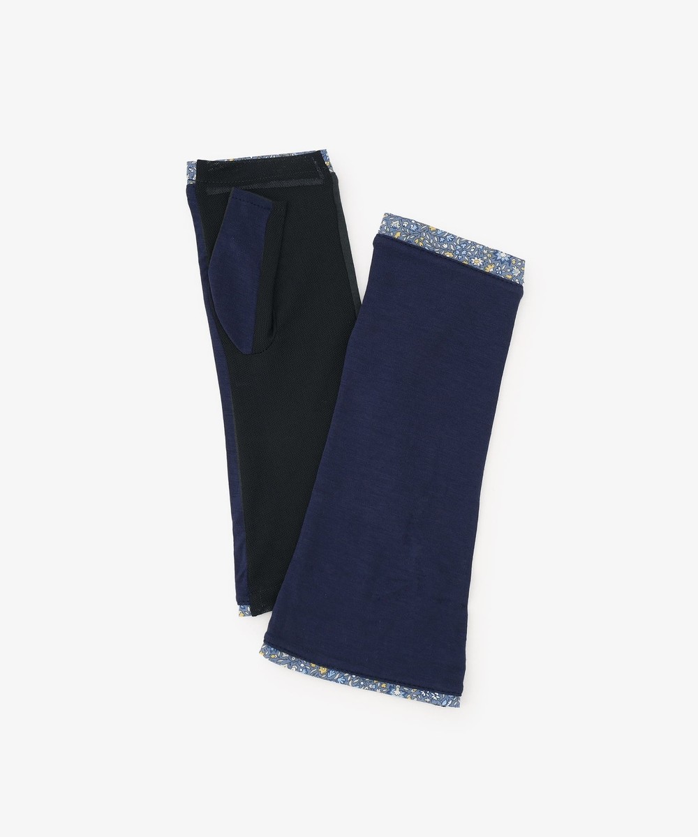 グローブ・手袋 UVアームカバー/ショート/リバティプリント/接触冷感