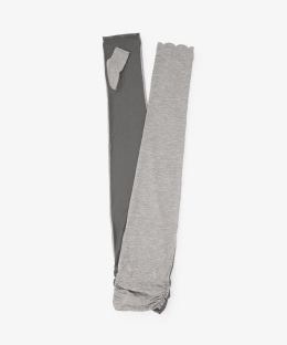 スカラップ刺繍UVアームカバー/ロング/接触冷感