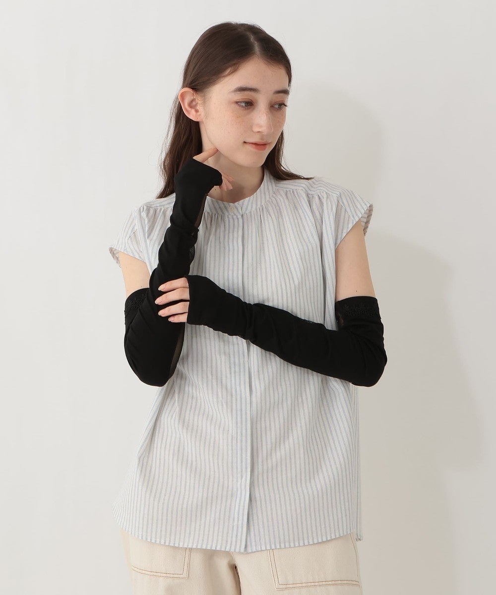 グローブ・手袋 フラワーレースキャップUVアームカバー/ロング