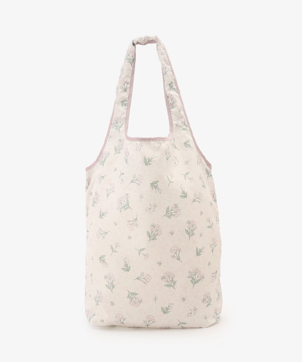 エコバッグ・保冷バッグ フラワーアートコンパクトバッグL