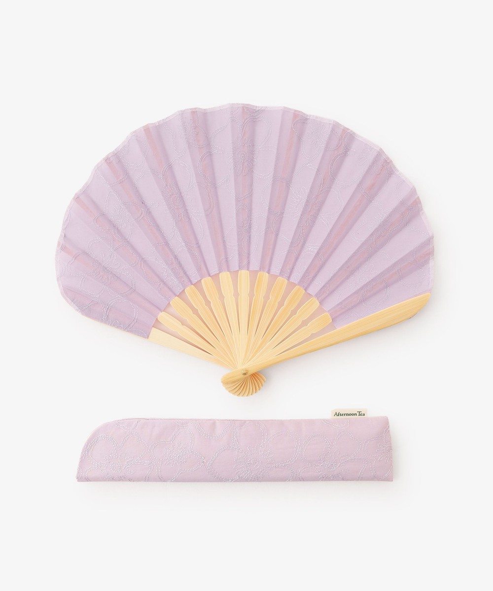 フラワー刺繍扇子 | アフタヌーンティー公式通販サイト