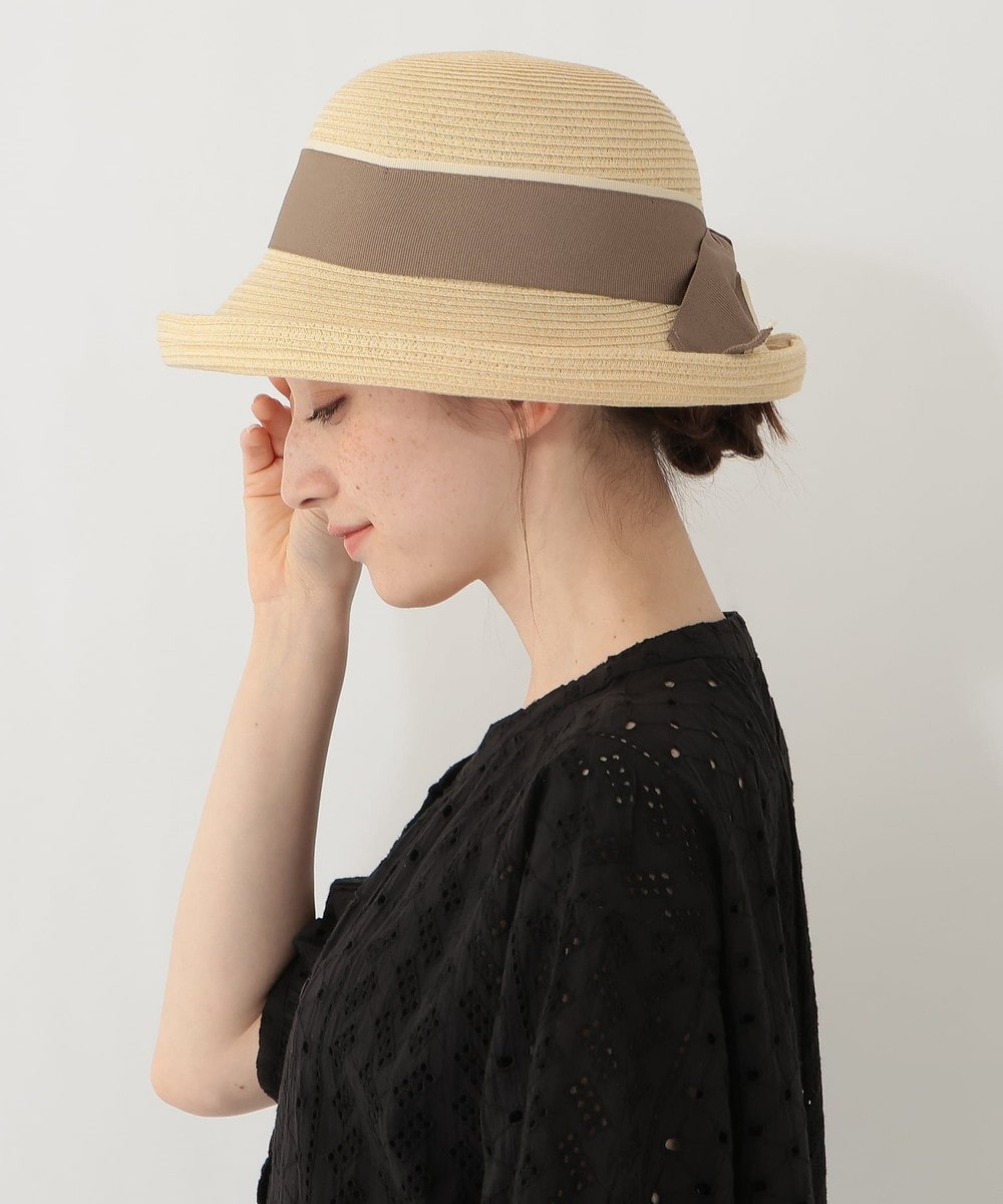 帽子 洗えるエッジアップUVハット