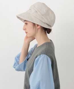 リネンUVハンクハット
